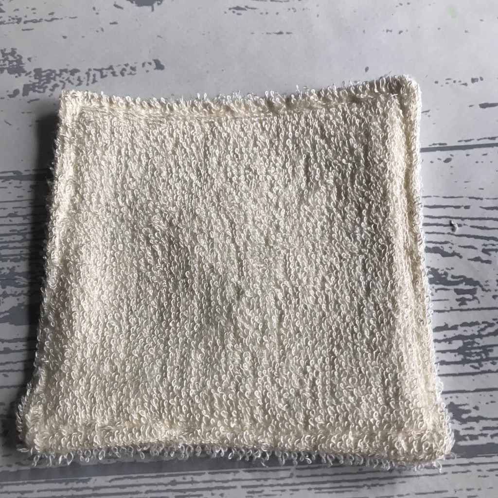Carré démaquillant en tissu