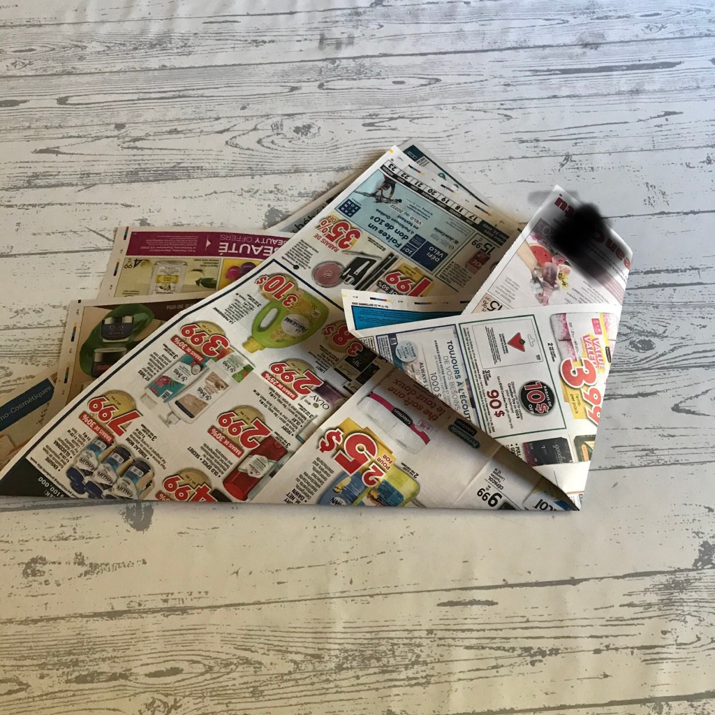 Sac à compost en préparation