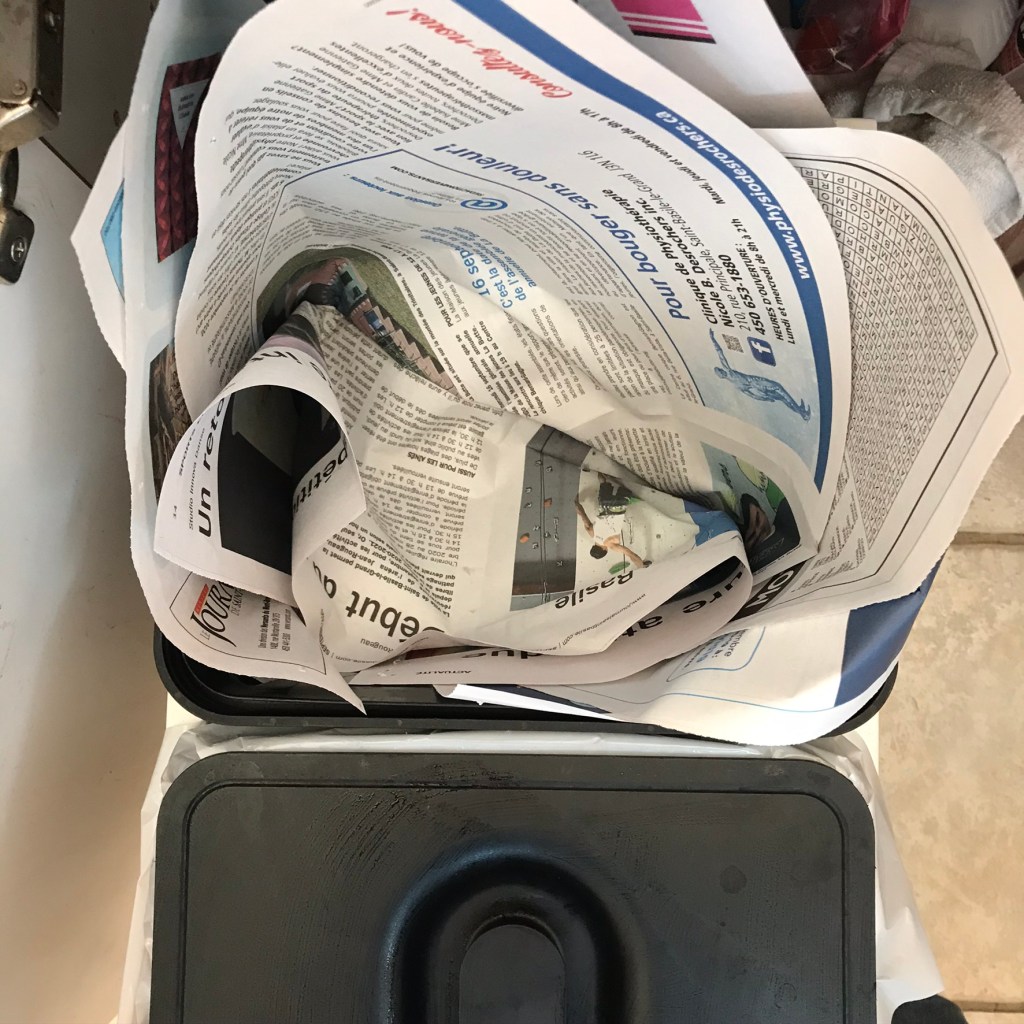 Sac à compost terminé