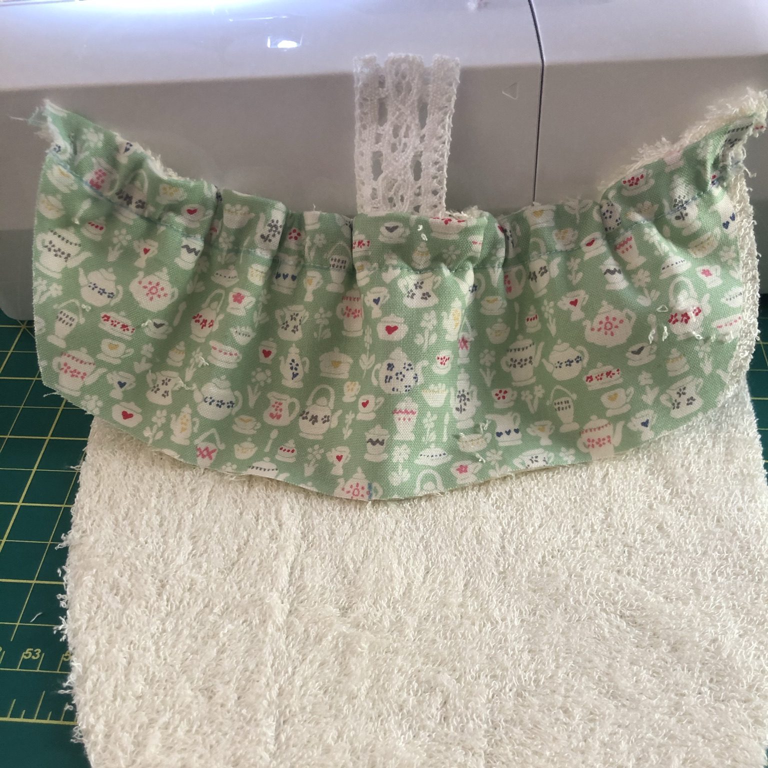 Couture patron menta chausson