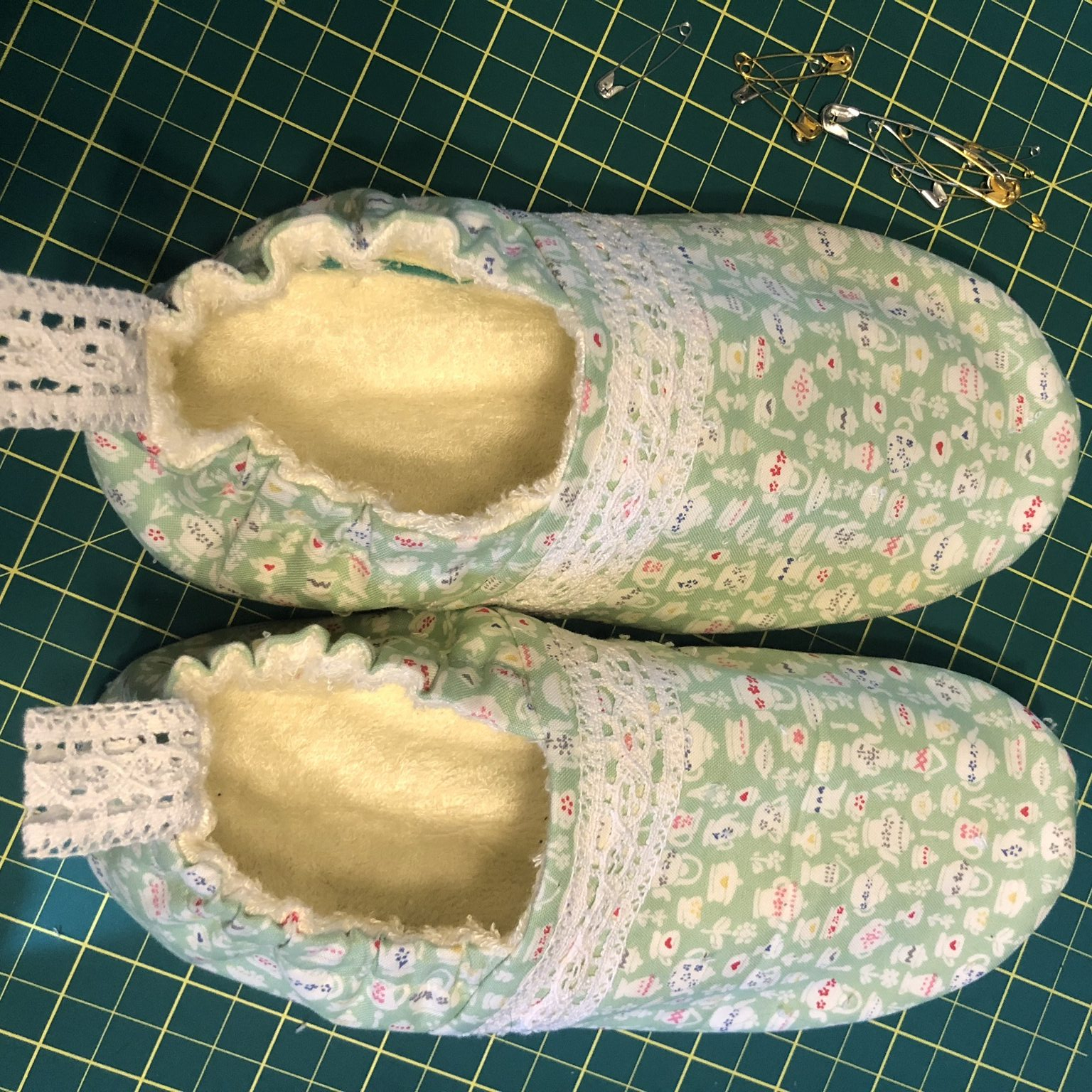 Couture Chaussons patron Menta